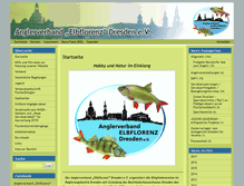 Tablet Screenshot of anglerverband-sachsen.de